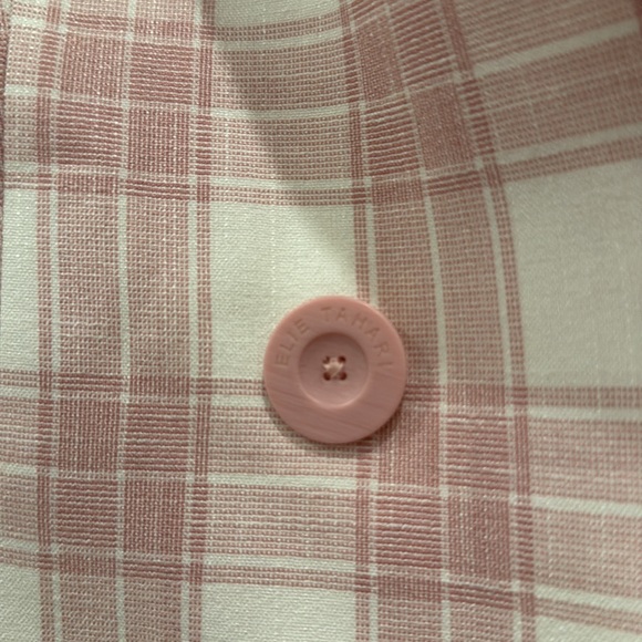 Elie Tahari NWT Pink Amelia Plaid Blazer 💕 - Picture 9 of 10